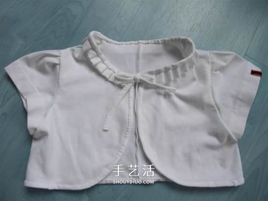旧衣改造：男款T恤改造儿童坎肩背心套装(图10)