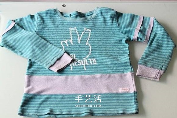 宝宝旧T恤的改造方法 让衣服赶上孩子的成长(图4)
