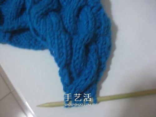 带辫子毛线帽子的编法 可爱俏皮帽子编织图解(图8)