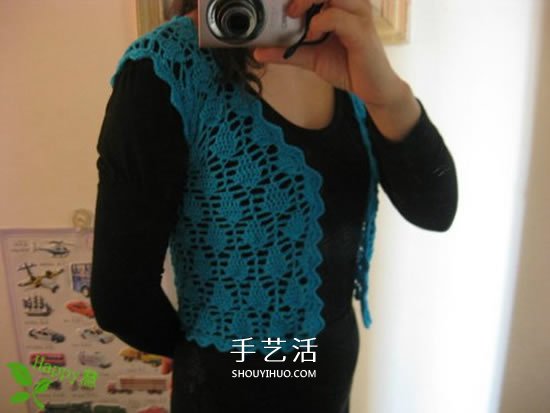 毛线编织开衫毛衣图解 女开衫针织衫外套织法(图3)