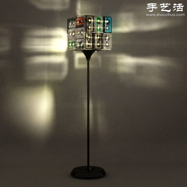 磁带创意手工DIY 制作独一无二怀旧灯具(图4) 磁带创意手工DIY 制作独一无二怀旧灯具(图4)