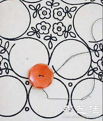 零碎布料+纽扣创意DIY装饰画(图2)