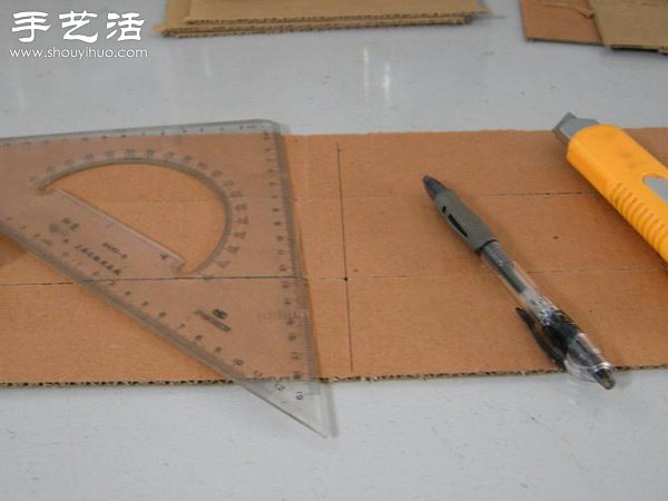 硬纸板废物利用DIY精致收纳柜(图21)