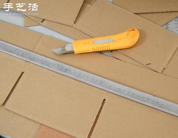 硬纸板废物利用DIY精致收纳柜(图20)
