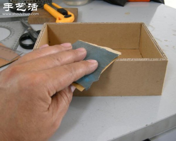 硬纸板废物利用DIY精致收纳柜(图27)