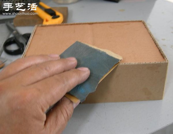 硬纸板废物利用DIY精致收纳柜(图28)