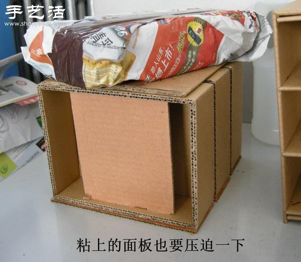 硬纸板废物利用DIY精致收纳柜(图34)