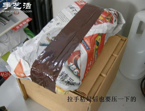 硬纸板废物利用DIY精致收纳柜(图37)