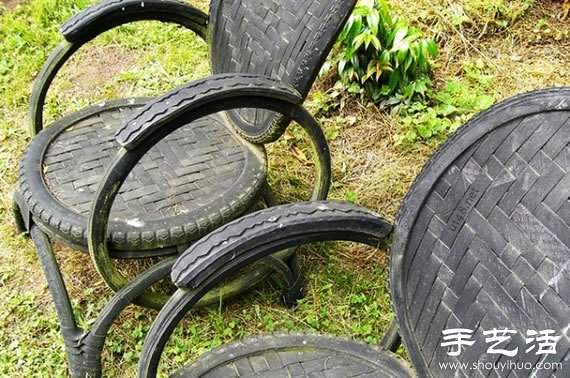 废弃自行车变废为宝手工DIY家居用品(图6)