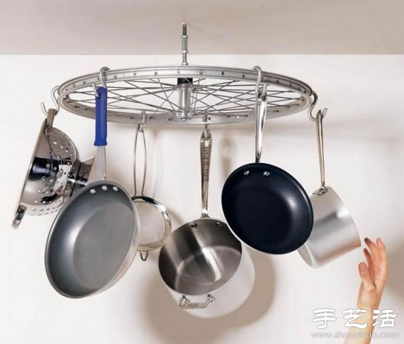 废弃自行车变废为宝手工DIY家居用品(图7)
