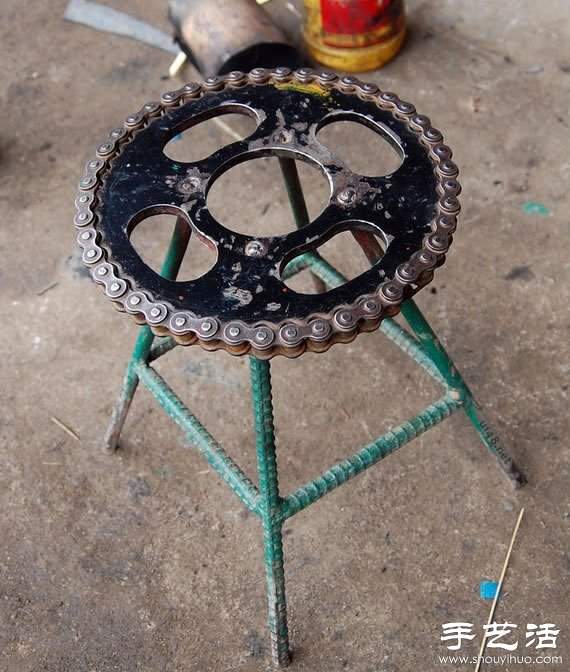 废弃自行车变废为宝手工DIY家居用品(图17)