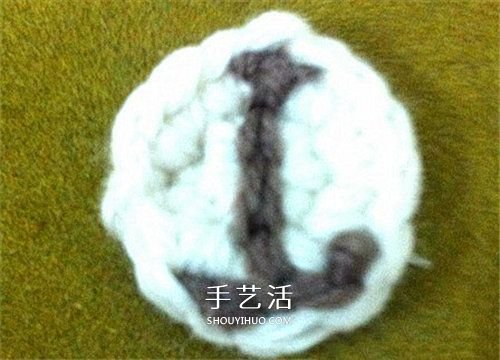 毛线猴头的编织方法 手工钩针编织猴子头图解(图10) 毛线猴头的编织方法 手工钩针编织猴子头图解(图10)