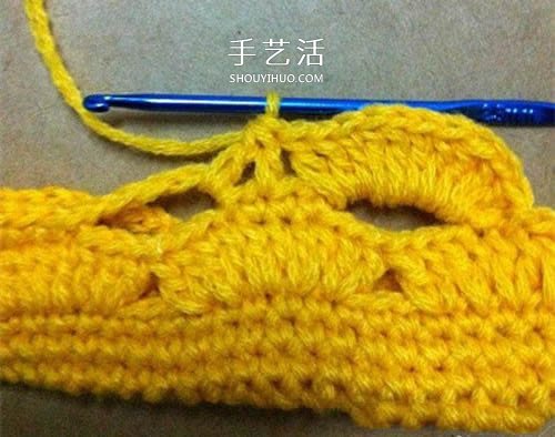 镂空毛线收纳包怎么编织 钩针包包的编法图解(图9) 镂空毛线收纳包怎么编织 钩针包包的编法图解(图9)