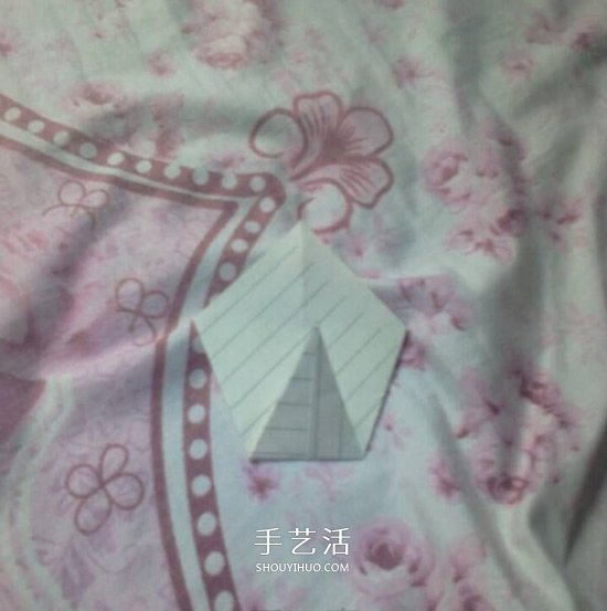 儿童手工折纸领带折法 简单小领带折叠方法(图5)