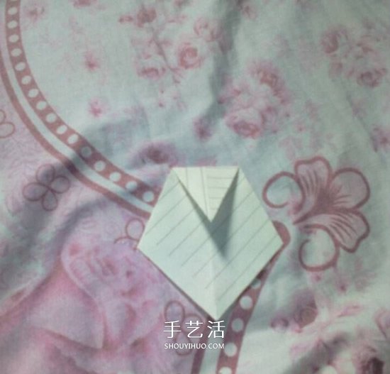 儿童手工折纸领带折法 简单小领带折叠方法(图6)