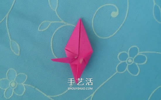 儿童折纸桃子的教程 简单小桃子怎么折图解(图6)