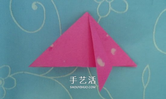 儿童折纸桃子的教程 简单小桃子怎么折图解(图3)