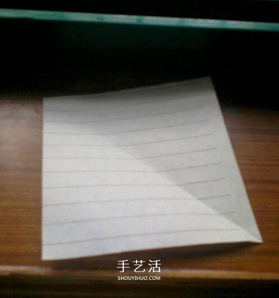 儿童手工折纸领带折法 简单小领带折叠方法(图2)