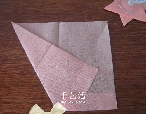 手工六角星杯垫的折法 简单星星杯垫怎么折(图3)