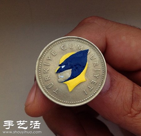 硬币人物图案的另类演绎 - 诺云双维造物网