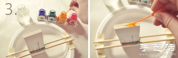 绚烂染色名片手工制作(图2)