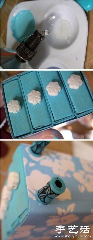 火柴盒废物利用手工制作首饰盒(图4)