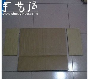 硬纸板DIY手工制作鞋柜的教程(图2)