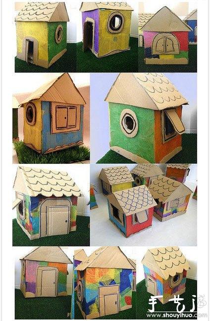 废旧纸箱手工DIY孩子们的玩具世界(图4)