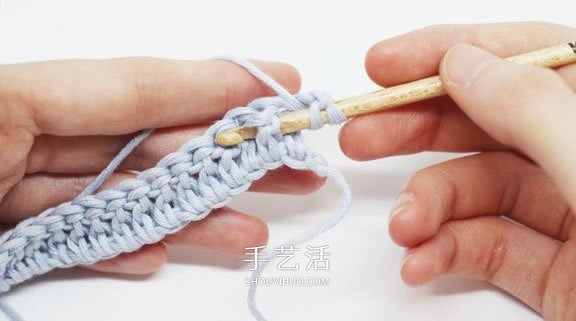基本钩针罗纹针的钩法图解 帽子手袋都能用上(图4) 基本钩针罗纹针的钩法图解 帽子手袋都能用上(图4)