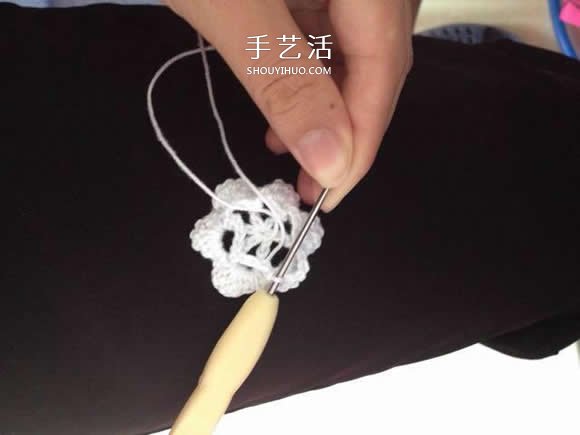 毛线收纳篮怎么编织 钩针编织圆形收纳筐图解(图9) 毛线收纳篮怎么编织 钩针编织圆形收纳筐图解(图9)