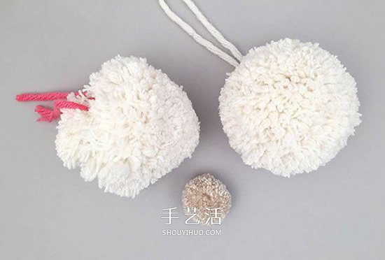 毛线球创意DIY 手工做一只超萌带披风的狗狗(图4) 毛线球创意DIY 手工做一只超萌带披风的狗狗(图4)