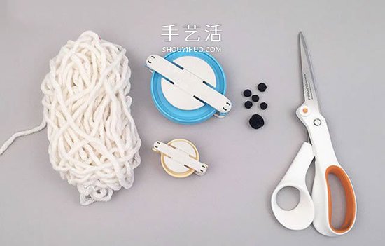 毛线球创意DIY 手工做一只超萌带披风的狗狗(图2) 毛线球创意DIY 手工做一只超萌带披风的狗狗(图2)
