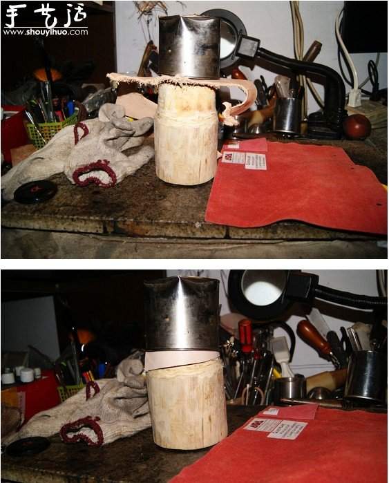 废弃大铁茶杯手工DIY漂亮手提包的教程(图1)