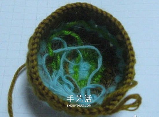钩针编织小乌龟的方法 手工乌龟玩偶的编法(图9)