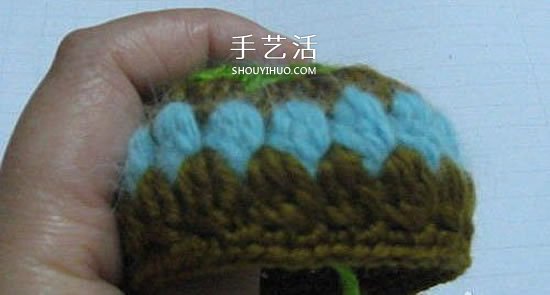 钩针编织小乌龟的方法 手工乌龟玩偶的编法(图8)