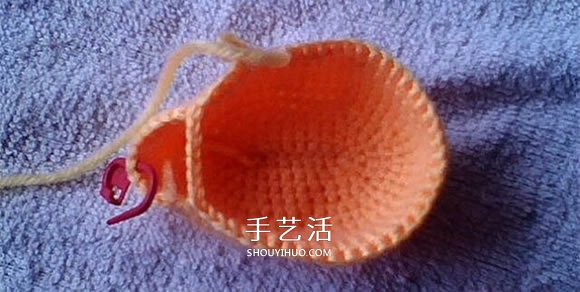毛线小象的编织方法 钩针编织大象玩具图解(图6)
