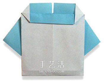 简单又可爱童装折法 手工折纸儿童衣服图解(图2)