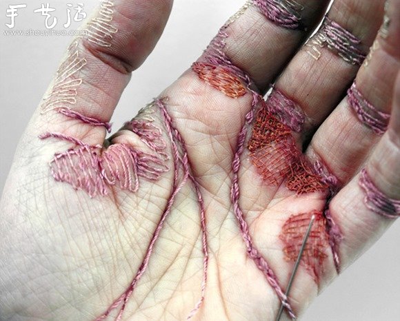 针线DIY手部破旧、劳累的外在表现 - 诺云双维造物网