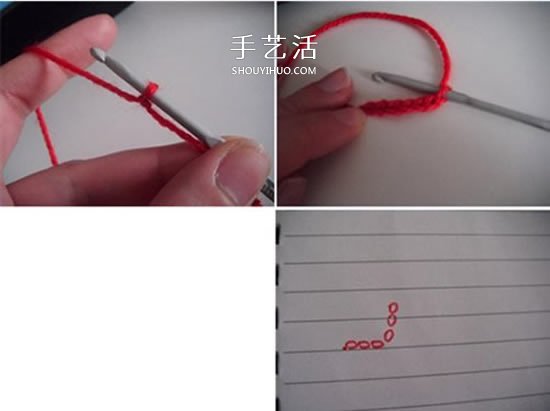 斜纹图案坐垫的编织方法 对角线钩针编织垫子(图2) 斜纹图案坐垫的编织方法 对角线钩针编织垫子(图2)