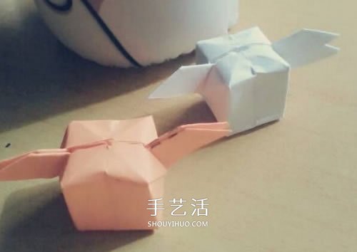 带翅膀气球的折法图解 折纸有翅膀的气球教程 - 诺云双维造物网