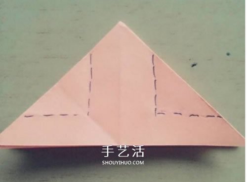带翅膀气球的折法图解 折纸有翅膀的气球教程(图7)