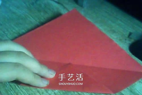 儿童羽毛笔的折法图解 简单折纸羽毛笔教程(图4)