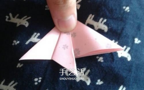 简单又可爱桃子折纸 儿童手工桃子的折法(图2)