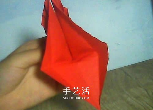 儿童羽毛笔的折法图解 简单折纸羽毛笔教程(图11)
