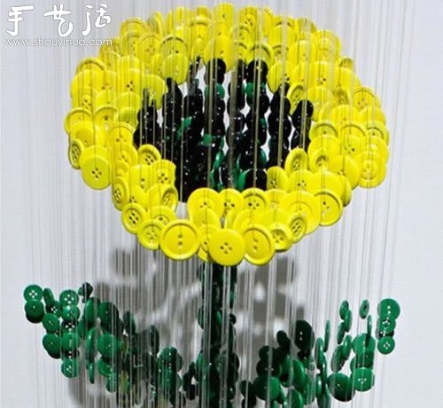 纽扣DIY的艺术作品(图6)