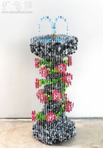 纽扣DIY的艺术作品(图10)