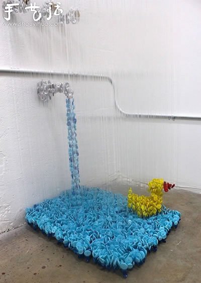 纽扣DIY的艺术作品(图12)