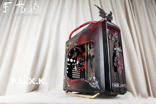 魔兽玩家DIY酷炫WOW主题机箱(图5)