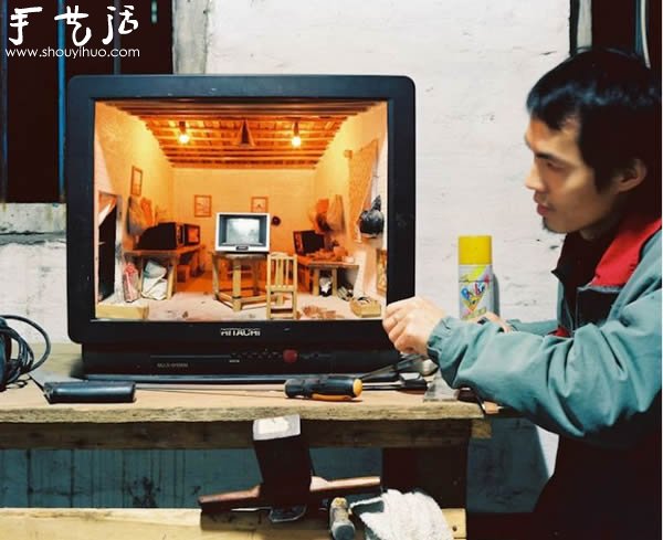 废旧电视里DIY的迷你世界(图4)