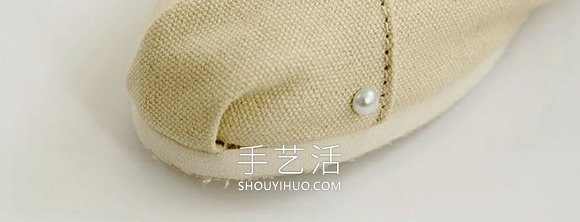 粘贴珍珠改造旧布鞋的简单方法图解(图2)
